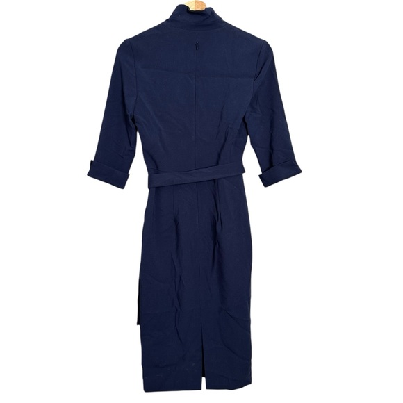 BLACK HALO Madeline Sheath Dress Pacific Blue Size 0 NEW - Picture 14 of 14